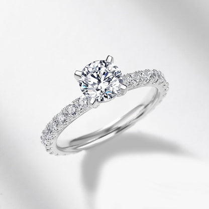 Moissanite Ring S925 Silver Diamond Ring