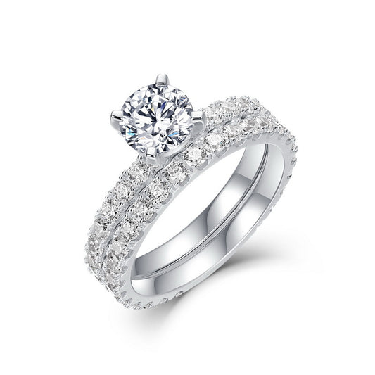 Moissanite Ring S925 Silver Diamond Ring